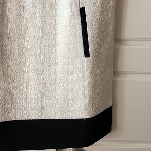 Laundry 6 NWT white black beaded sleeveless shift dress - Picture 6 of 13